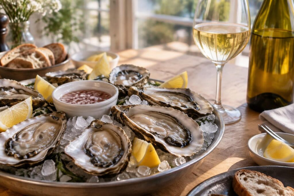 découvrez quels vins accompagner avec des huîtres : vins blancs secs, muscadet, chablis et conseils pour un accord parfait.