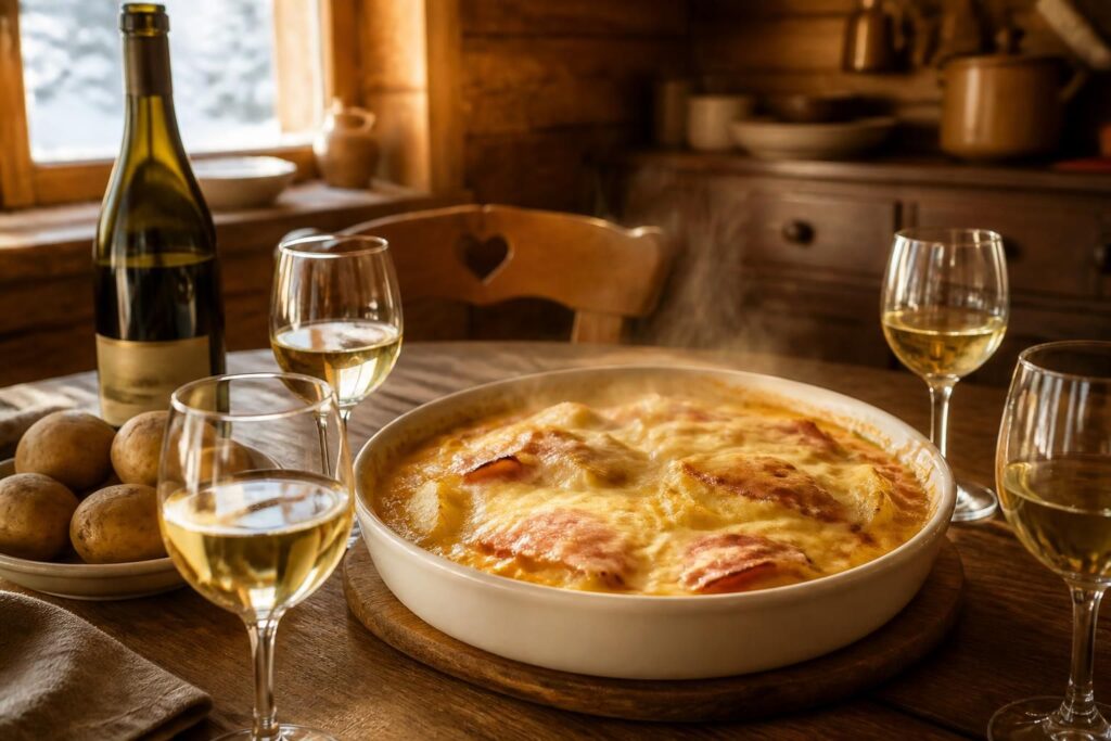 découvrez quel vin accompagner parfaitement votre tartiflette pour sublimer ce plat savoyard traditionnel.