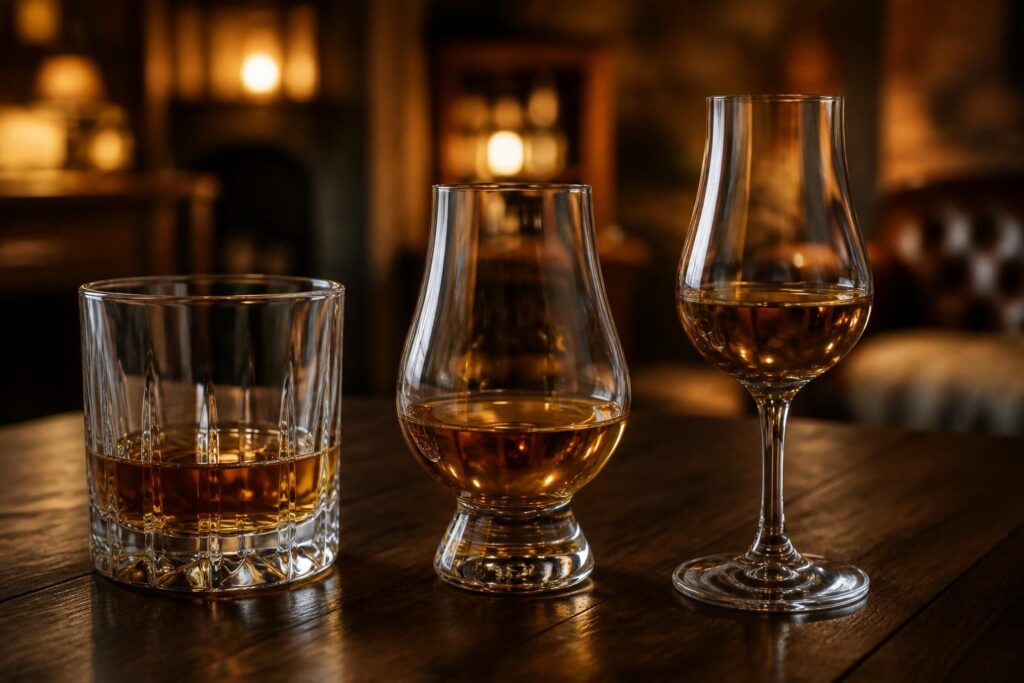 découvrez les différents types de verres à whisky : tumbler, tulipe ou verre de dégustation, pour apprécier pleinement les arômes et la saveur de votre whisky préféré.