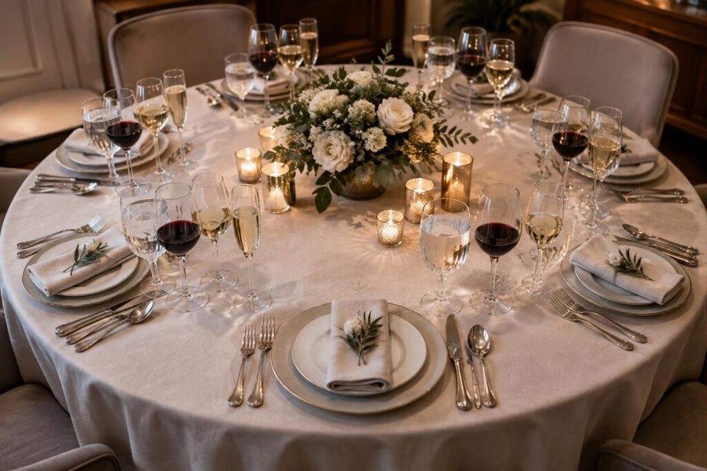 découvrez combien de verres prévoir par personne pour dresser une table complète, selon les boissons servies et le type de repas.