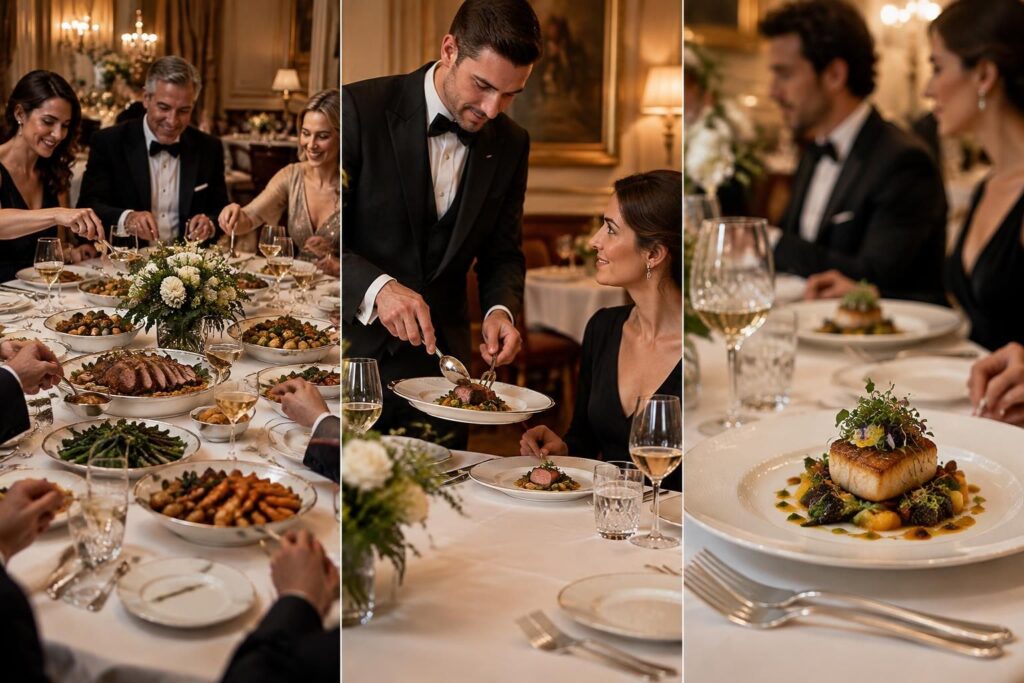 découvrez les différences entre le service à la française, à l’anglaise et à l’assiette : leurs principes, leurs usages et leurs spécificités.
