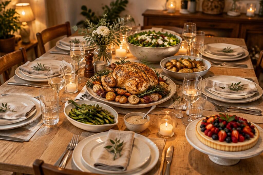 découvrez des idées simples et élégantes pour composer un menu de dîner pour 6 : recettes savoureuses, accords harmonieux et conseils pour recevoir sans stress.